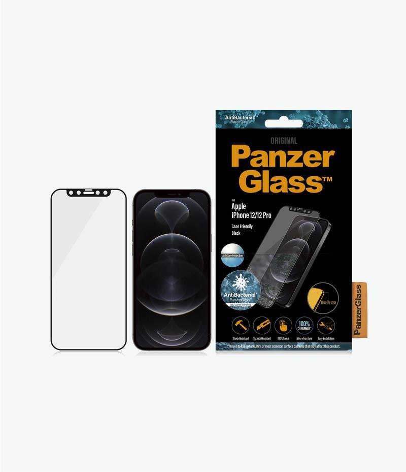 Panzer Glass CF Edge to Edge Black Frame Anti Glare for iPhone 12 Pro/12, , large image number 1