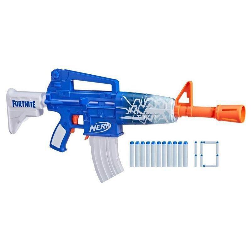 Nerf Fortnite Blue Shock Fully-Motorized Blaster F4108, , large image number 0