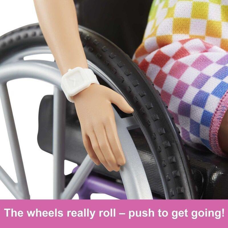 Barbie Fashionistas Doll With Wheelchair HJT13, , large image number 3