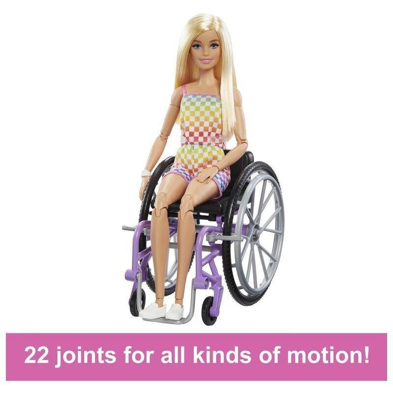 Barbie Fashionistas Doll With Wheelchair HJT13, , large image number 4