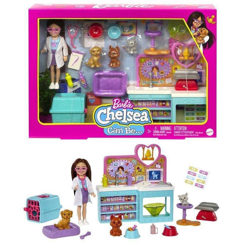 Barbie Chelsea Can Be Pet Vet Doll And Playset HGT12, , large image number 1