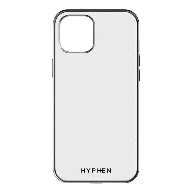 HYPHEN Clear Frame Case Silver for iPhone 12 Pro Max, , medium