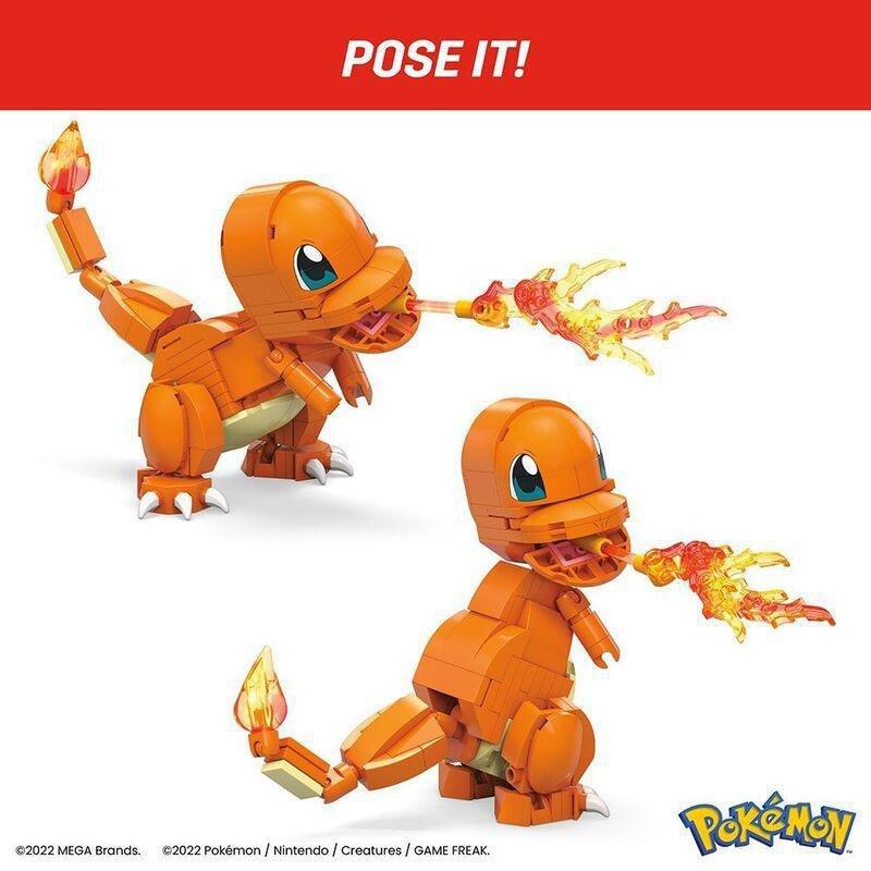 Mega Construx Pokémon Build & Show Charmander Building Set GKY96, , large image number 3