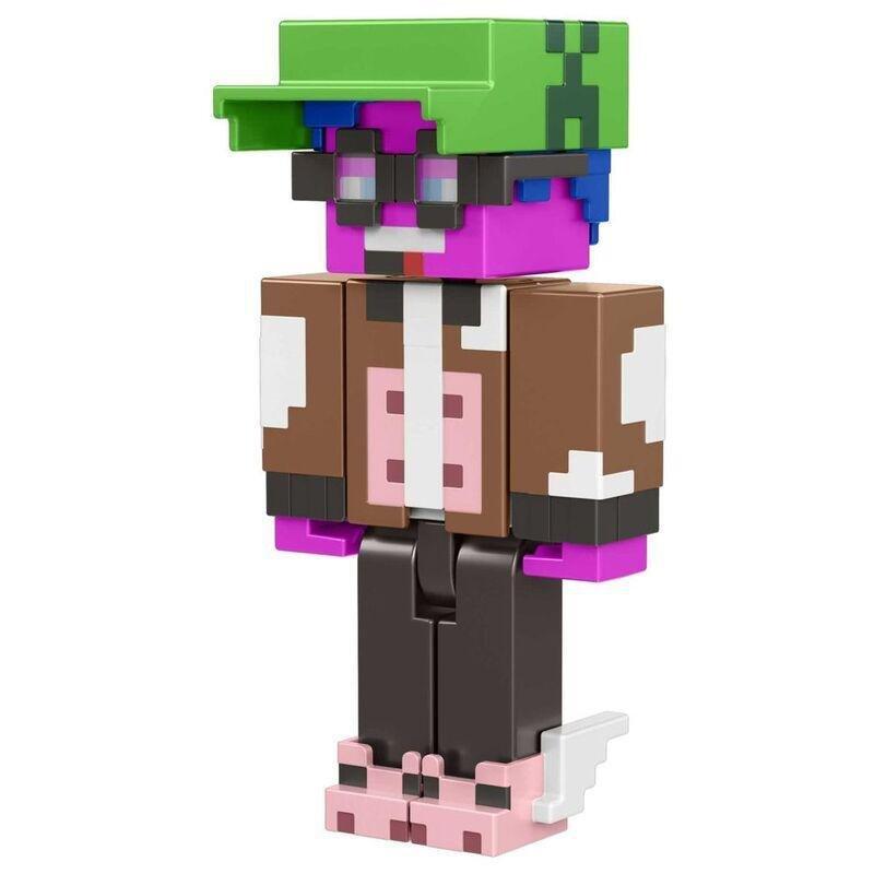 Mattel Minecraft Creator Series Bunny Slippers & Striped Tie Pack Of 2 Figures HJG81, , large image number 1