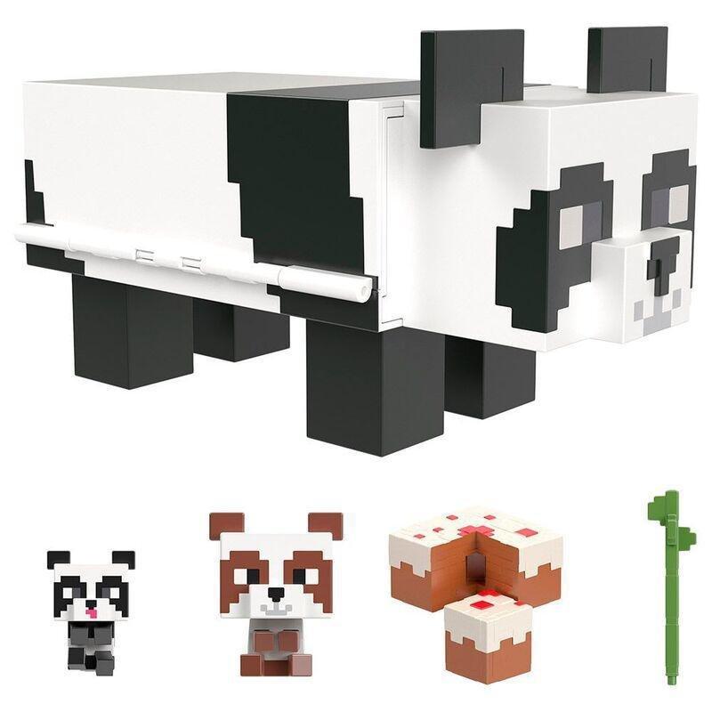 Mattel Minecraft Mob Head Mini Panda Playhouse Playset HLL25, , large image number 0