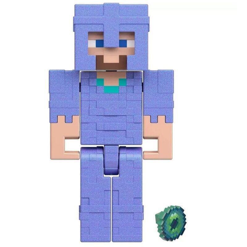 Mattel Minecraft Build-A-Portal Stronghold Steve 3.25 Inch Core Figure HLB14, , large image number 0
