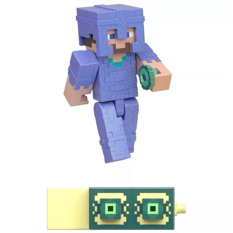 Mattel Minecraft Build-A-Portal Stronghold Steve 3.25 Inch Core Figure HLB14, , large image number 1