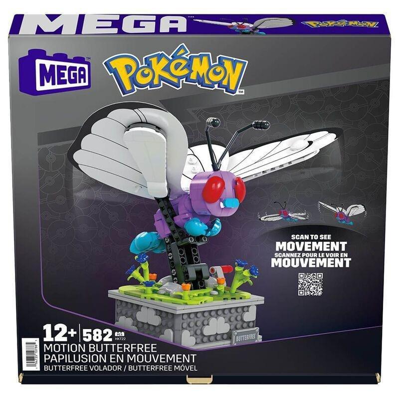Mega Construx Pokémon Motion Butterfree Building Set HKT22, , large image number 0