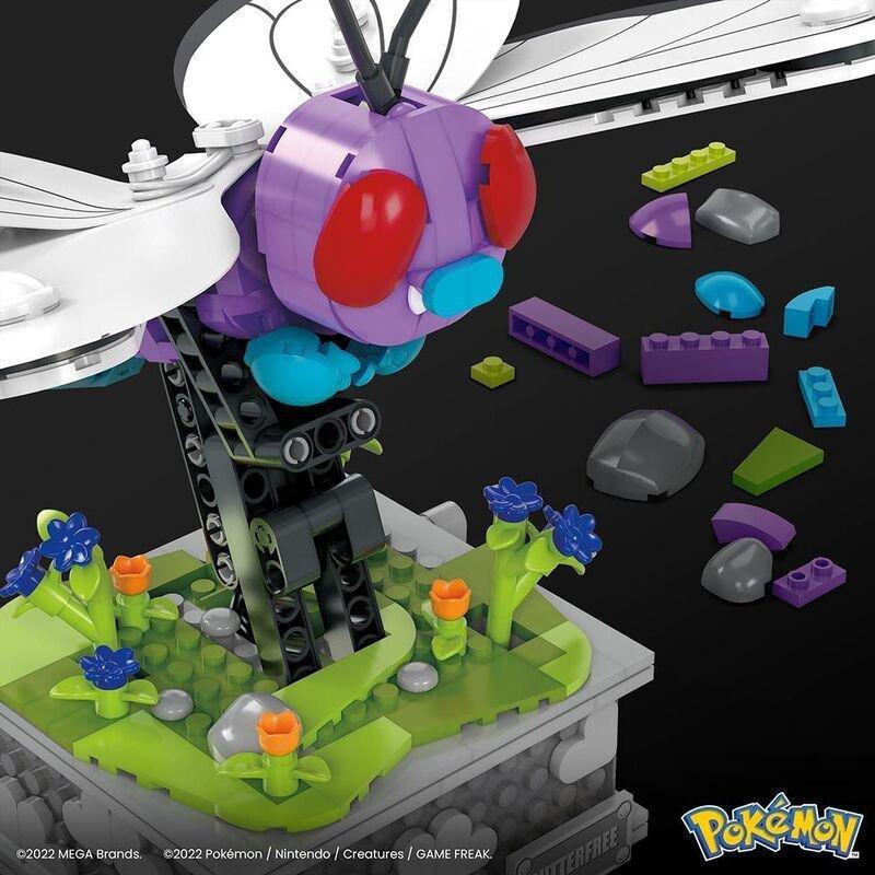Mega Construx Pokémon Motion Butterfree Building Set HKT22, , large image number 1