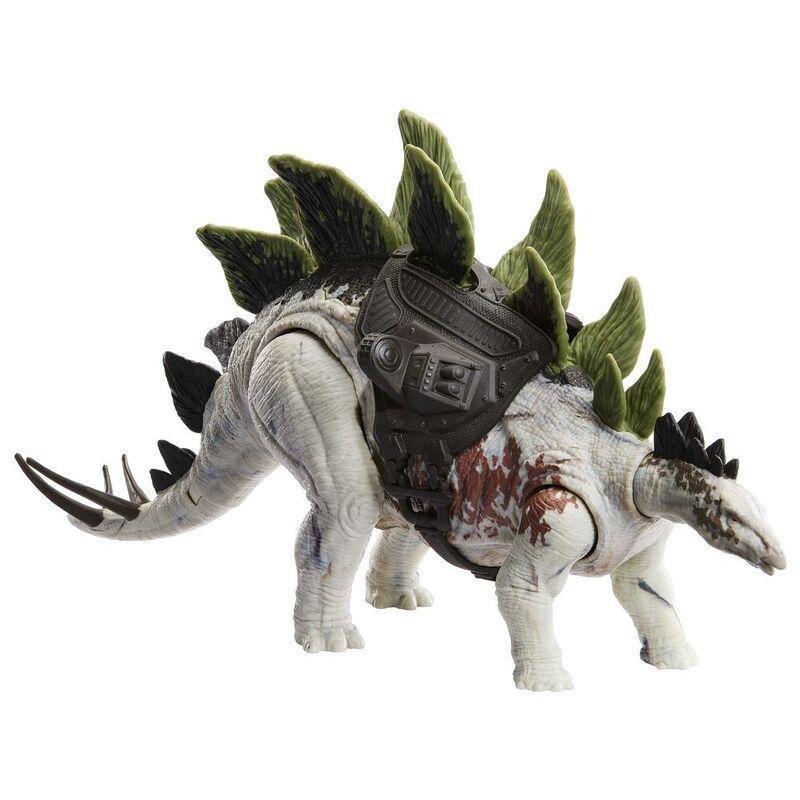 Jurrasic World Dino Trackers Stegosaurus Action Figure HLP24, , large image number 0