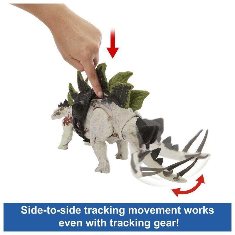 Jurrasic World Dino Trackers Stegosaurus Action Figure HLP24, , large image number 3