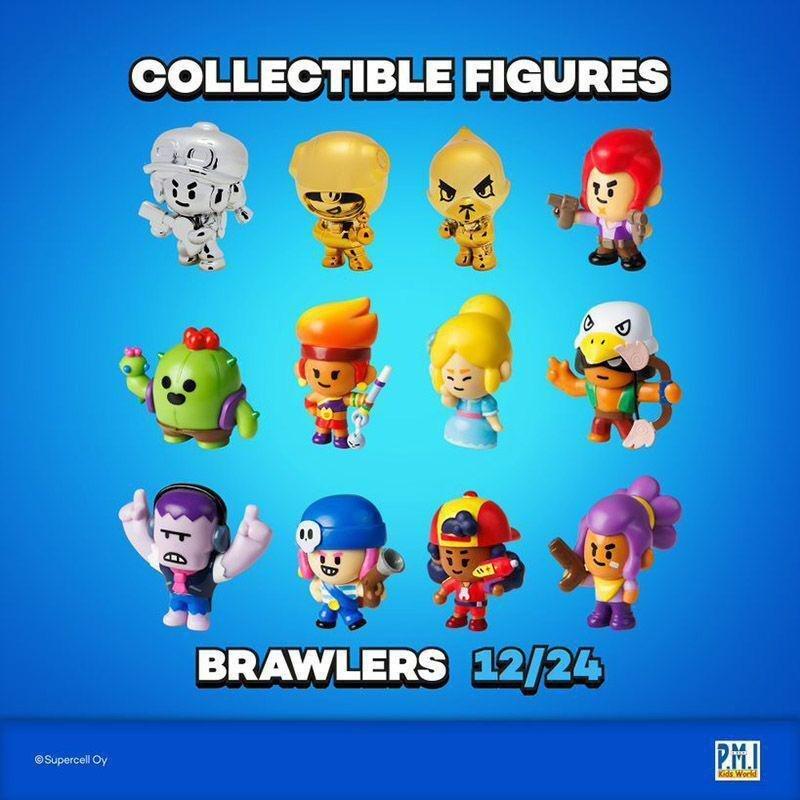 Brawl Stars Collectible Figures Deluxe Box (Pack of 12), , large image number 2