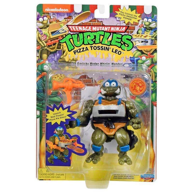 PLAYMATES Teenage Mutant Ninja Turtles Pizza Tossin Leo Retro