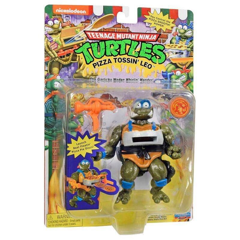 Teenage Mutant Ninja Turtles Pizza Tossin Leo Retro Collectible Figure, , large image number 1