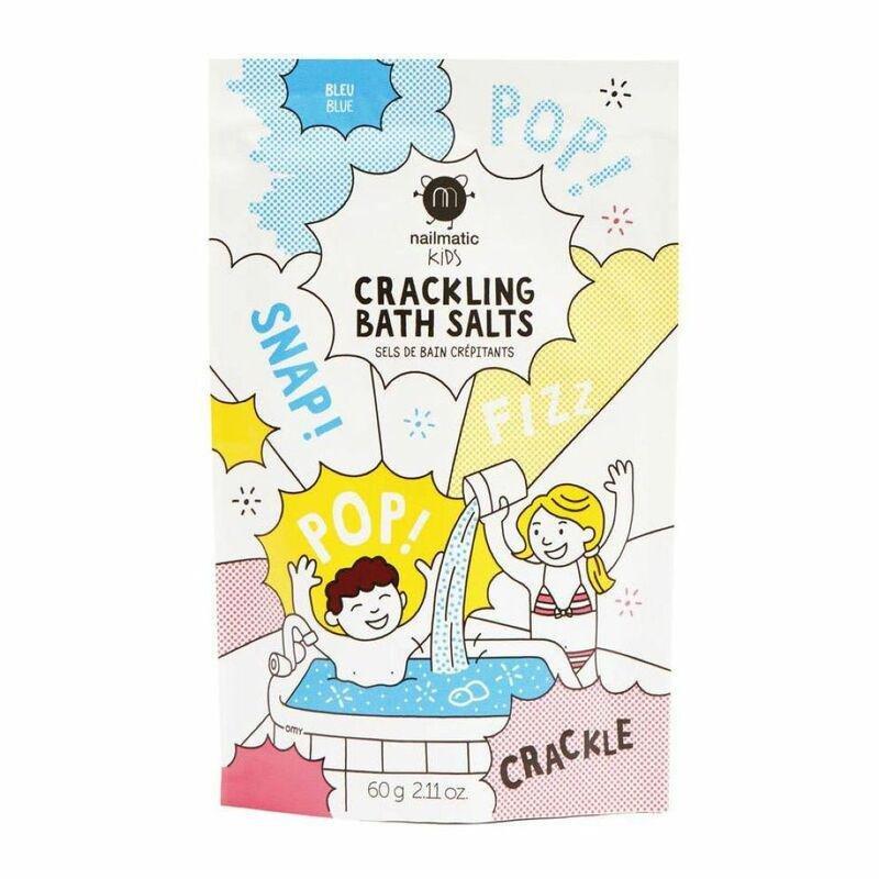 Nailmatic Kids Crackling Bath Salts Gentle & Vegan Blue, , large image number 0
