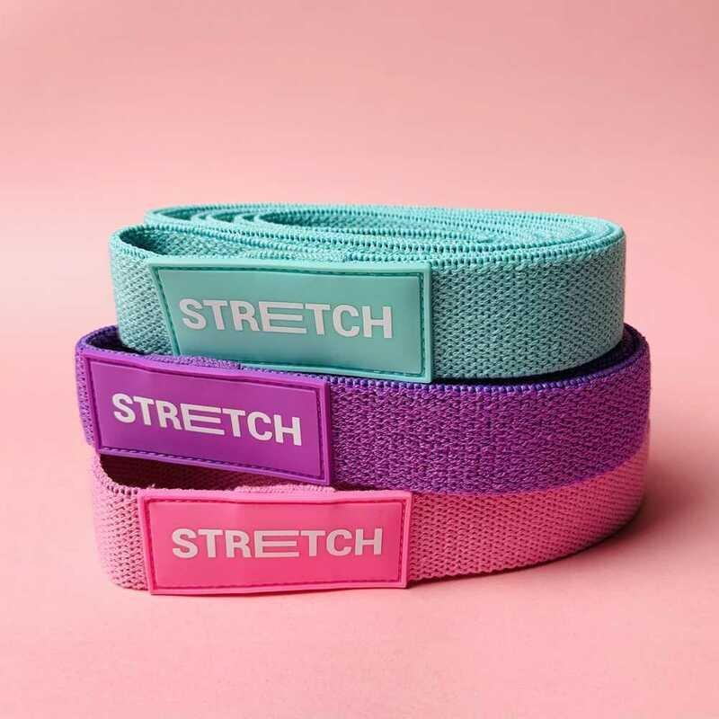 STRETCH Long Loop Fabric Resistance Bands (Set of 3), , large image number 2
