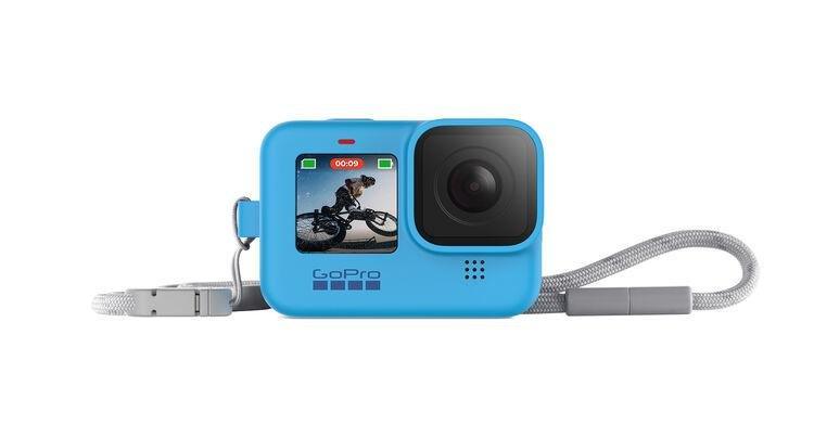 GoPro Sleeve + Lanyard Black (for HERO11 - HERO10 - HERO9) - Blue, , large image number 0