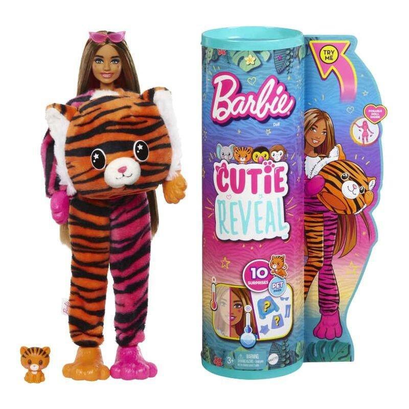 Barbie Cutie Reveal Jungle Series Tiger Doll HKP99, , large image number 0