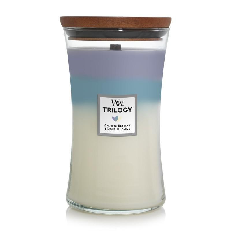 Woodwick Candle Trilogy Hourglass Calming Retreat (Large), , medium