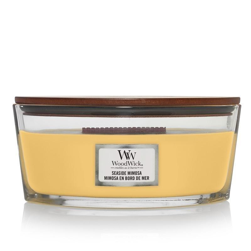 Woodwick Candle Ellipse Jar Seaside Mimosa, , large image number 0