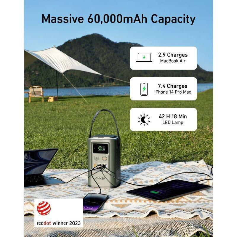 Anker 548 Power Bank 60000 Mah Powercore Reserve 192Wh - Green, , large image number 1