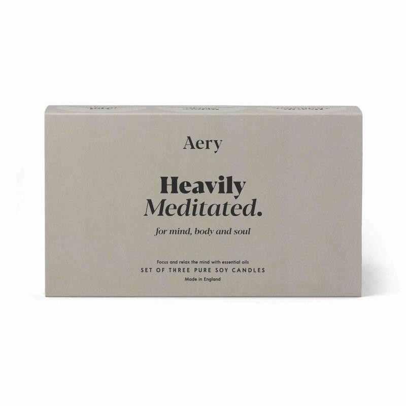 Aery Heavily Meditated Candle Gift Set (Set of 3), , medium