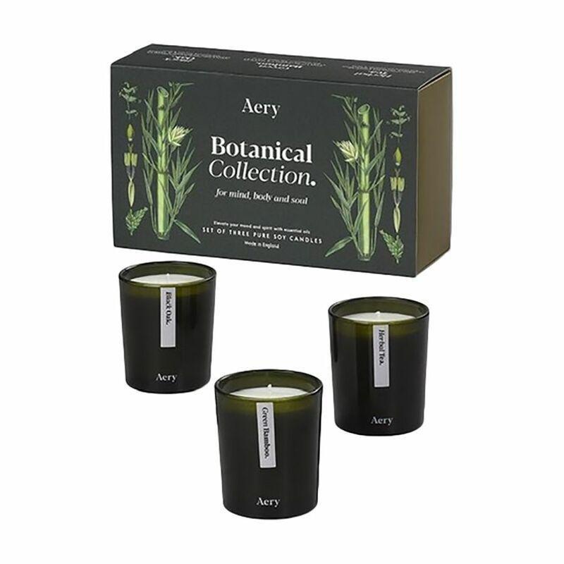 Aery Botanical Green 3 X Candle Set, , large image number 0