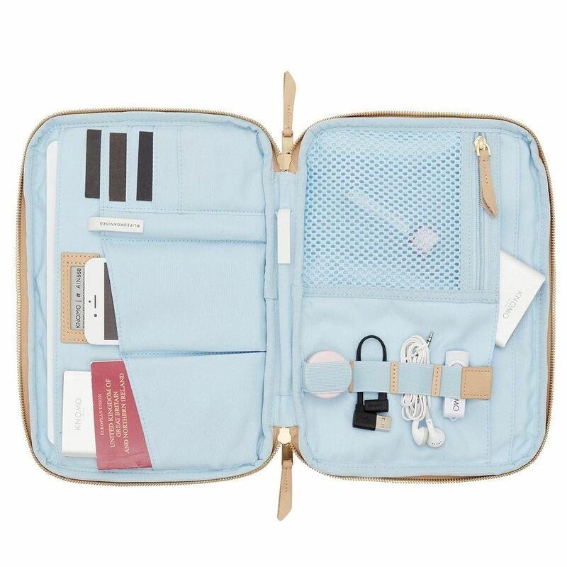 Knomo Knomad X-Body Organiser 10.5-Inch Trench Beige/Gold Hardware, , large image number 5