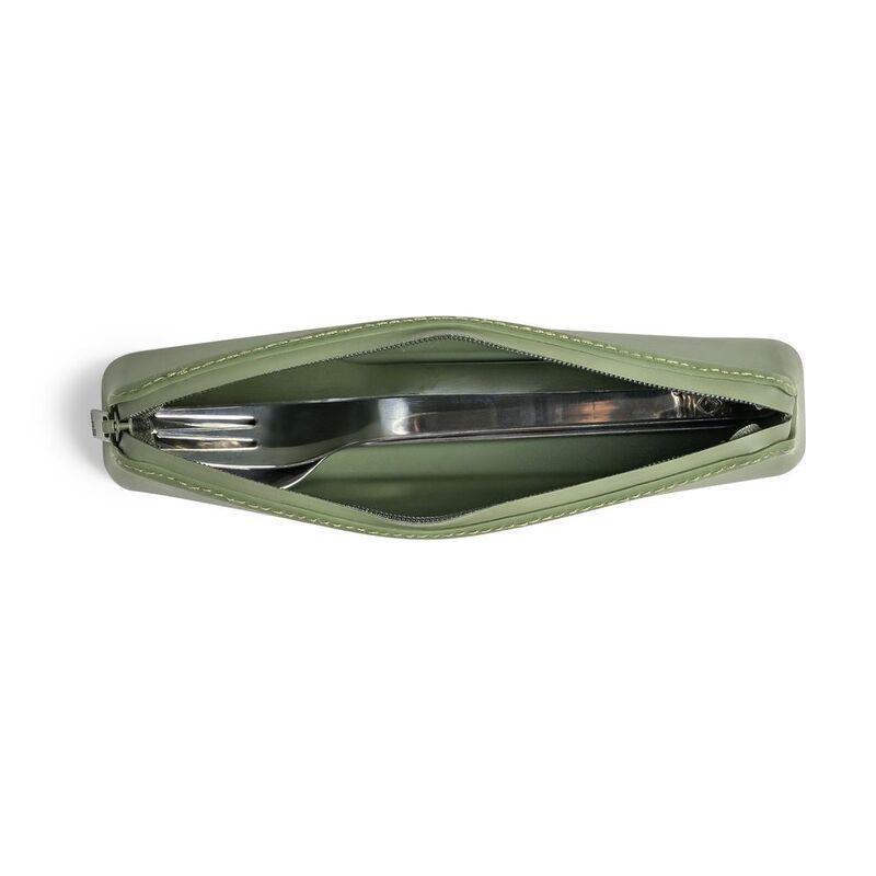 Citron 2023 Stainless Steel Cutlery with Pouch Green, , large image number 2
