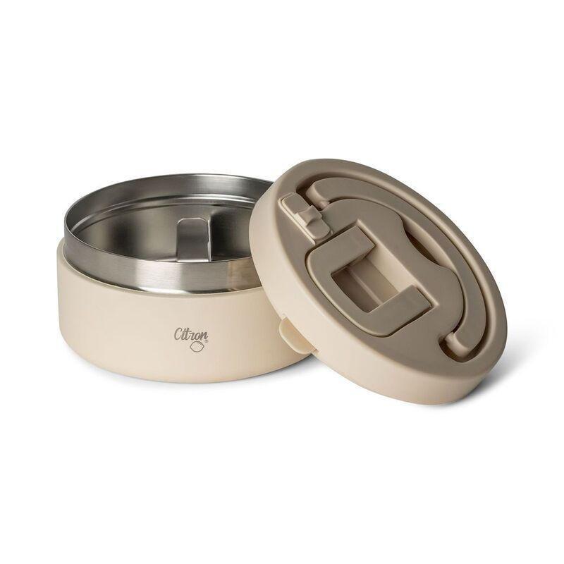 Citron 2023 Stainless Steel Food Jar 400ml Beige, , large image number 2