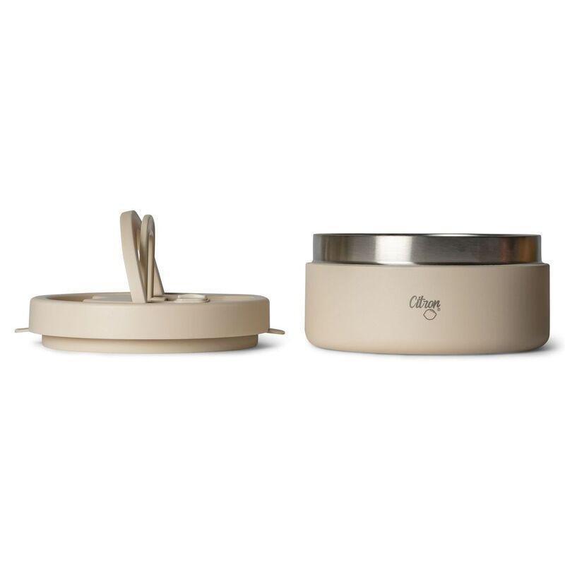 Citron 2023 Stainless Steel Food Jar 400ml Beige, , large image number 3