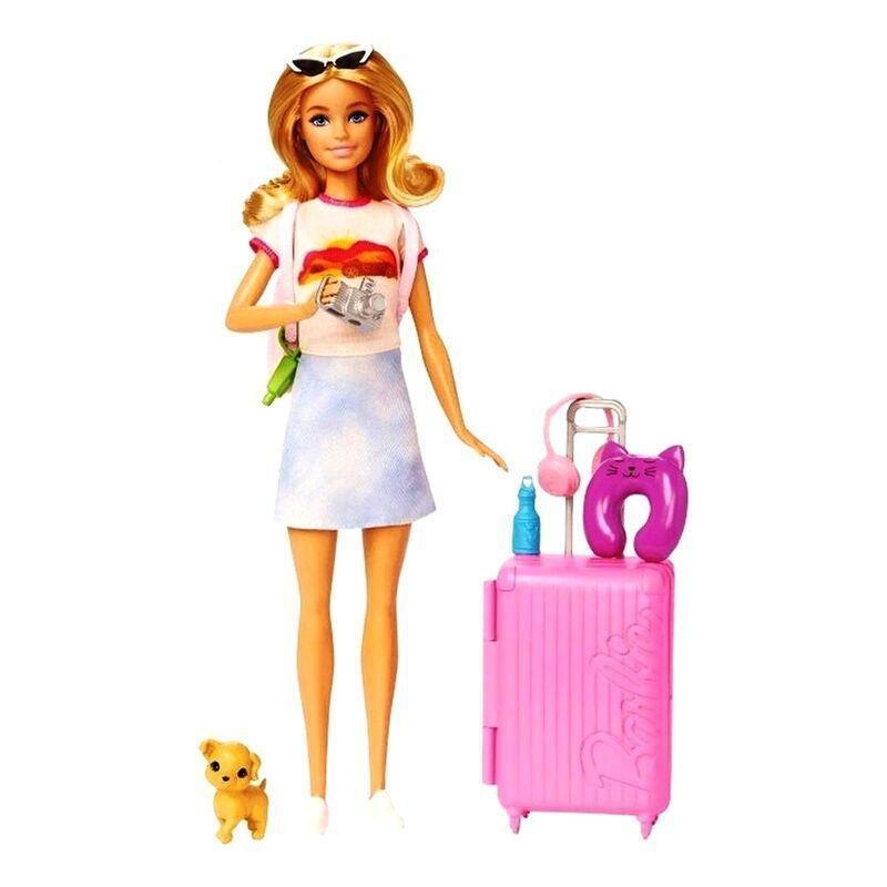 Barbie Travel Doll Refreshed HJY18, , large image number 0