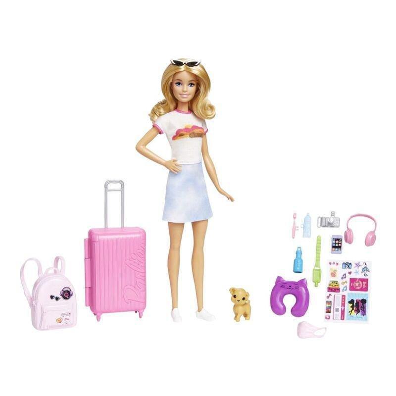 Barbie Travel Doll Refreshed HJY18, , large image number 1