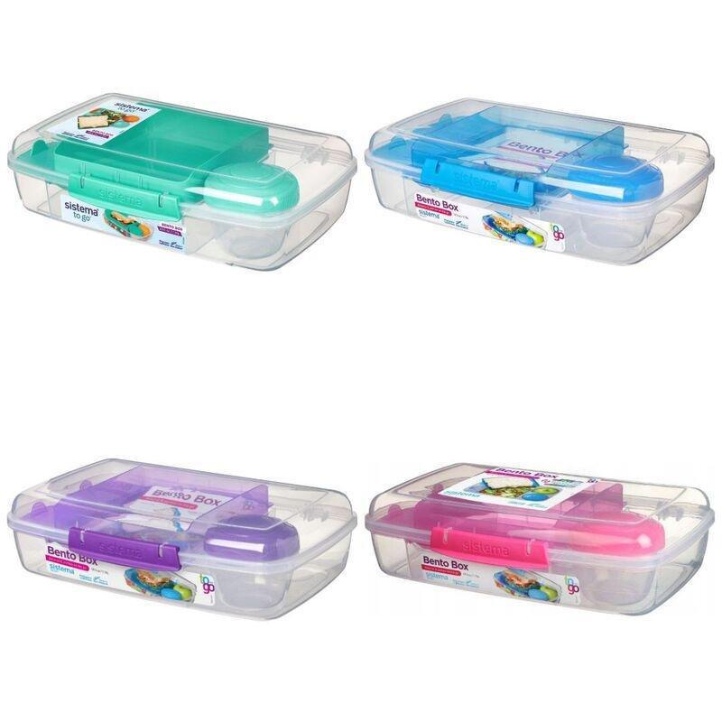Sistema To-Go Large 1.76L Lunch Box with Moveable Compartment (Assorted Colors - Includes 1), , large image number 0