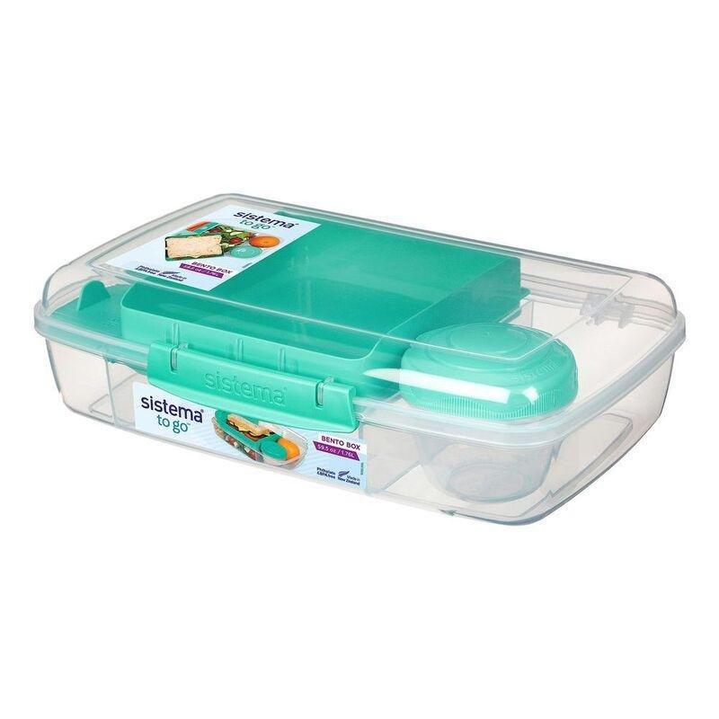 Sistema To-Go Large 1.76L Lunch Box with Moveable Compartment (Assorted Colors - Includes 1), , large image number 1