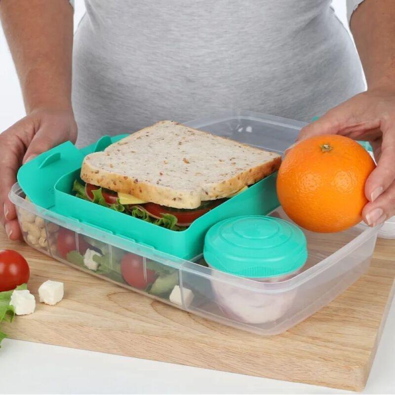 Sistema To-Go Large 1.76L Lunch Box with Moveable Compartment (Assorted Colors - Includes 1), , large image number 7