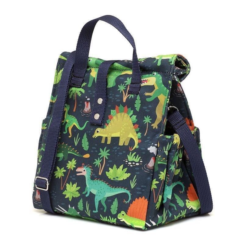 The Lunchbags Kids Original Lunch Bag 5L - Dinos with Yellow Strap, , large image number 3