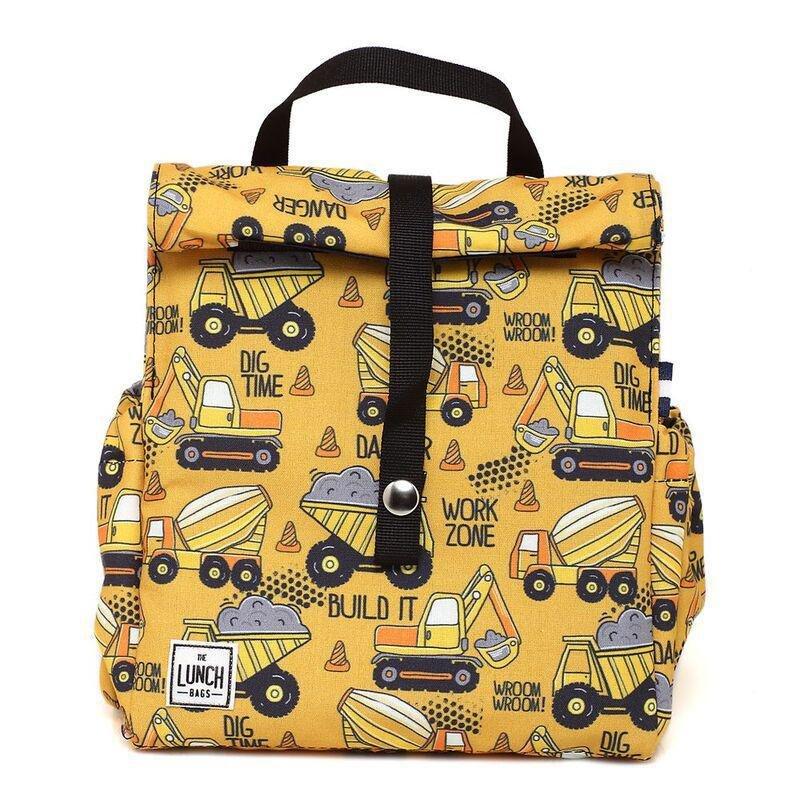 The Lunchbags Kids Original Lunch Bag 5L - Escavator with Black Strap, , medium