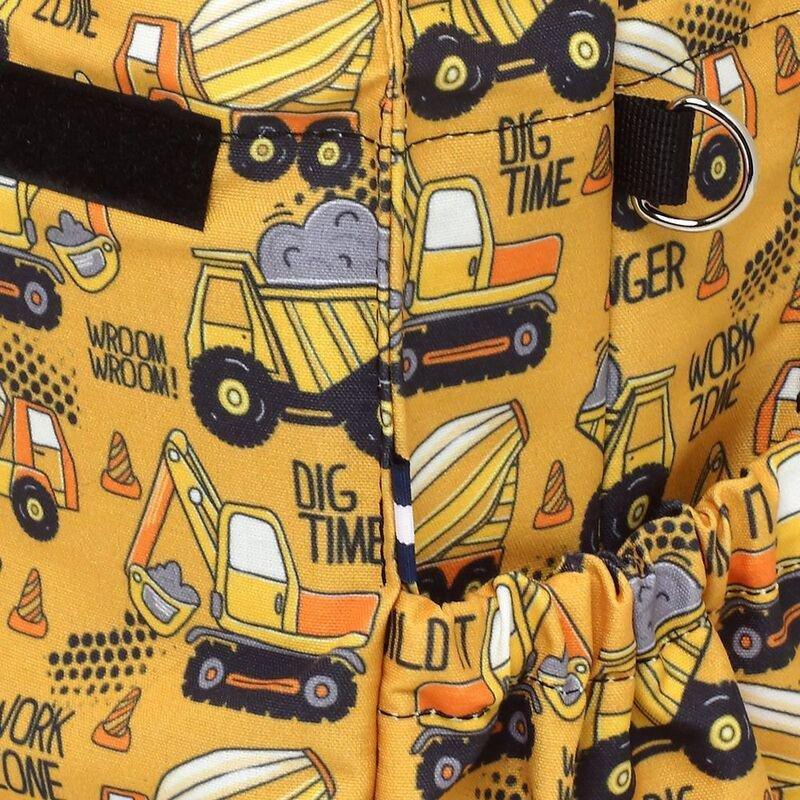 The Lunchbags Kids Original Lunch Bag 5L - Escavator with Black Strap, , large image number 4