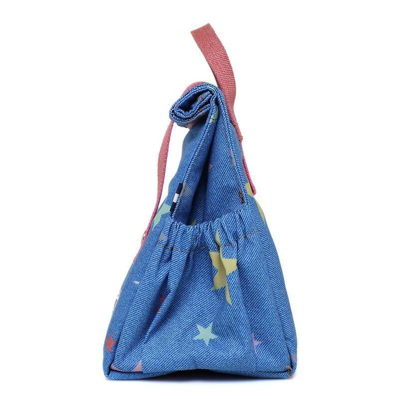 The Lunchbags Kids Original Lunch Bag 5L - Stars with Rose Strap, , large image number 2