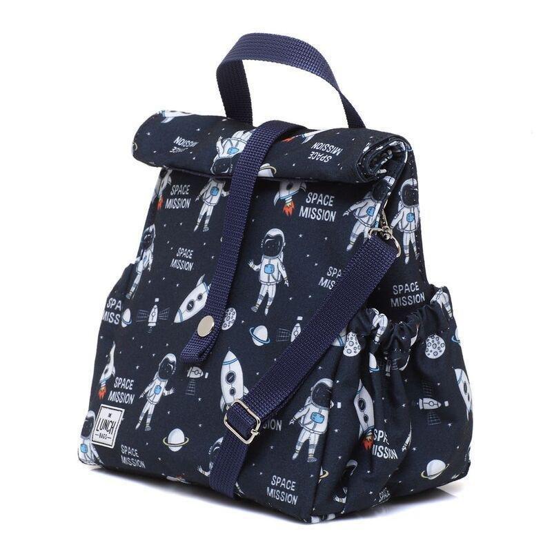 The Lunchbags Kids Original Lunch Bag 5L - Space with Blue Strap, , medium