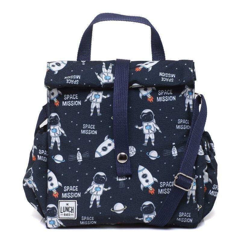 The Lunchbags Kids Original Lunch Bag 5L - Space with Blue Strap, , large image number 1