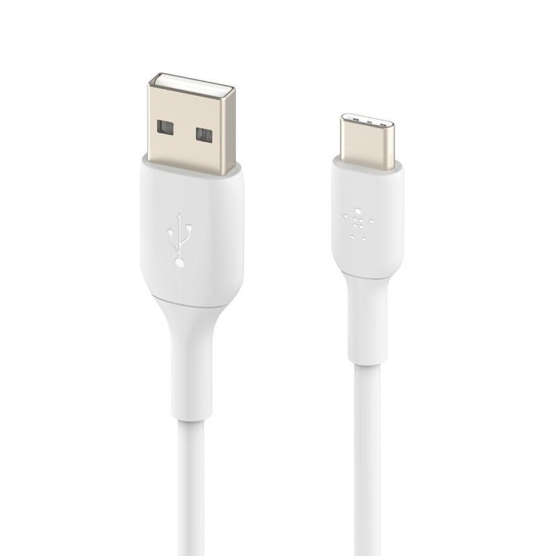 Belkin Boost Charge USB-C To USB-A Cable White, , large image number 1