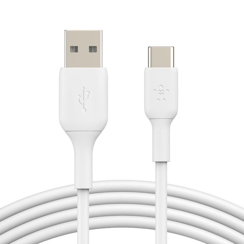 Belkin Boost Charge USB-C To USB-A Cable White, , large image number 2
