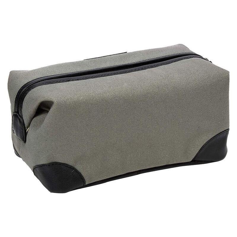 Men's Society Leather Wash Bag, , large image number 1