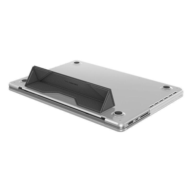 Amazingthing Marsix Pro Case With Magnetic Stand For Macbook Air 15.3 - Matte Clear/Black, , large image number 2