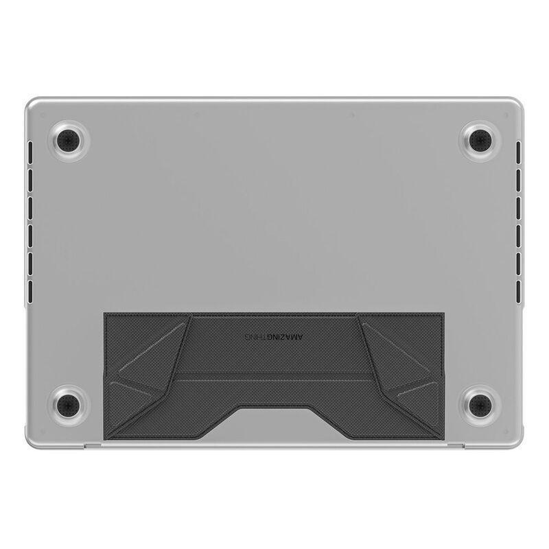 Amazingthing Marsix Pro Case With Magnetic Stand For Macbook Air 15.3 - Matte Clear/Black, , large image number 3