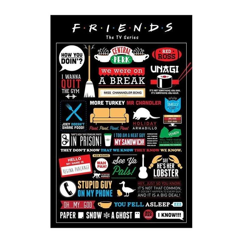 Friends Infographic Maxi Poster, , medium