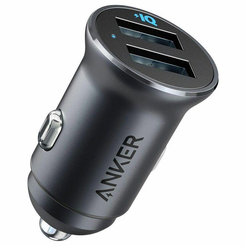 Anker Powerdrive 2 Alloy Black Dual USB Port Car Charger, , large image number 0