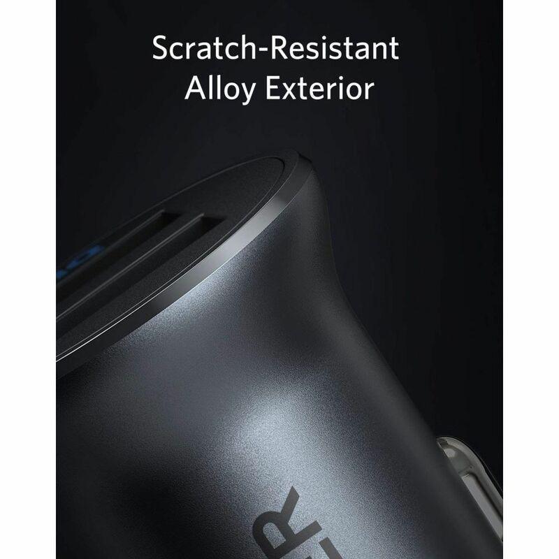 Anker Powerdrive 2 Alloy Black Dual USB Port Car Charger, , large image number 4